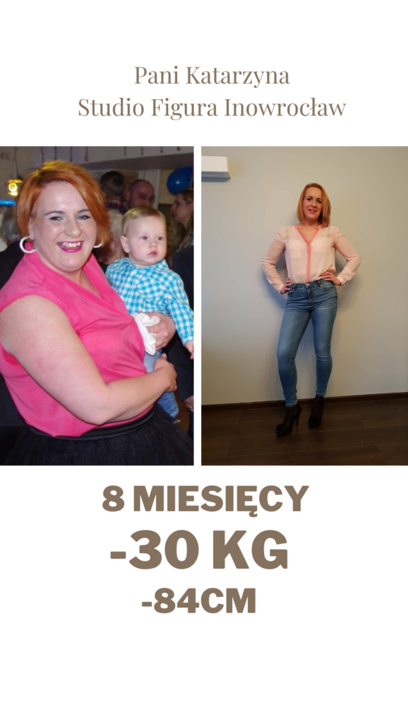 Pani Katarzyna -30kg -84cm w 8 miesięcy